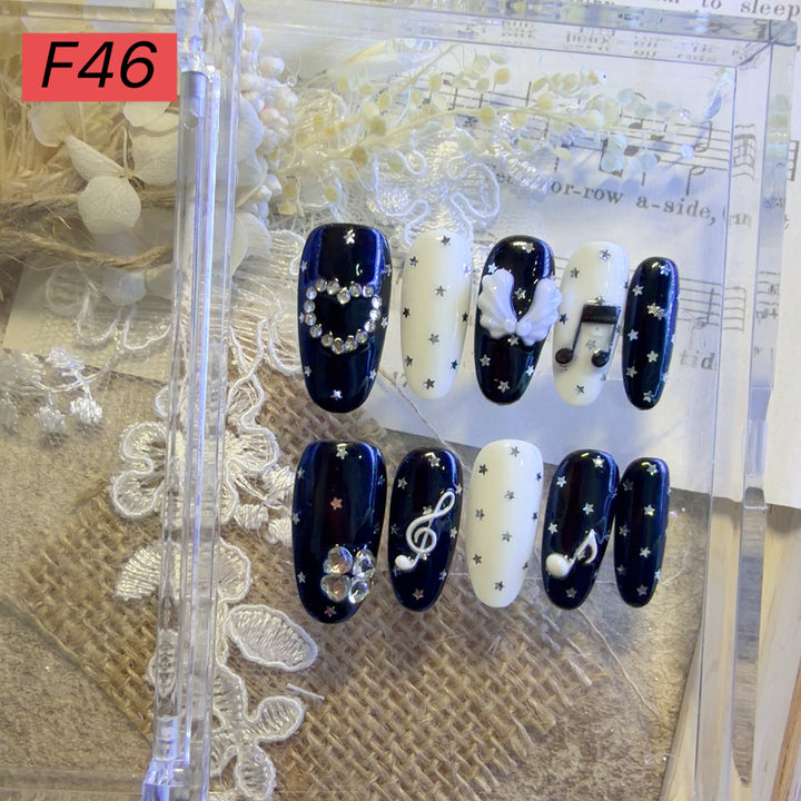 Decorative Press-On Nail Art Set 1790731572