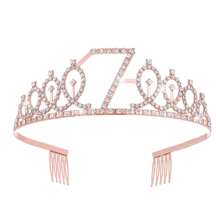 Women's Crystal-Embellished Tiara with Elegant Design Kalsten