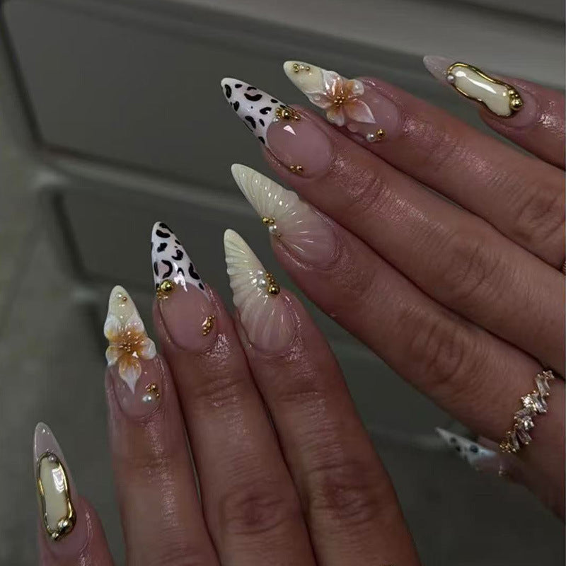 Ornate Stiletto Nail Art Extensions Kalsten