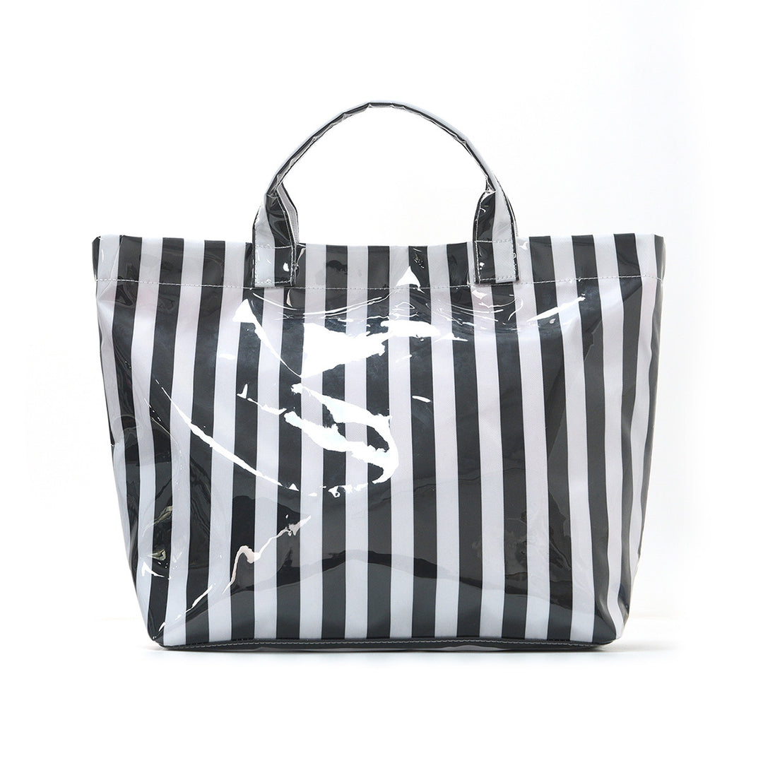 Beach bag with colorful check pattern and water-repellent coating Kalsten