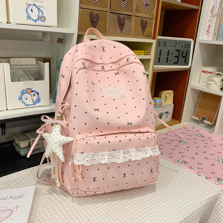Adorable Polka Dot Backpack Kalsten