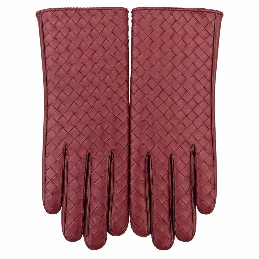Premium Woven Leather Gloves Kalsten