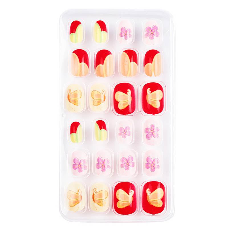 Decorative Animal-Themed Press-On Nails Kalsten