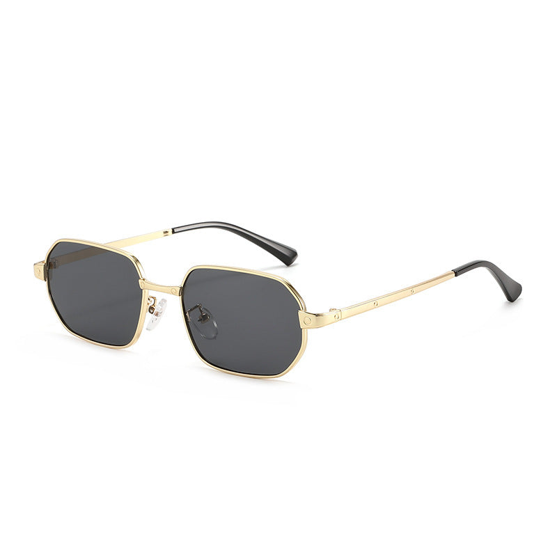 Geometric Metal Frame Sunglasses Kalsten