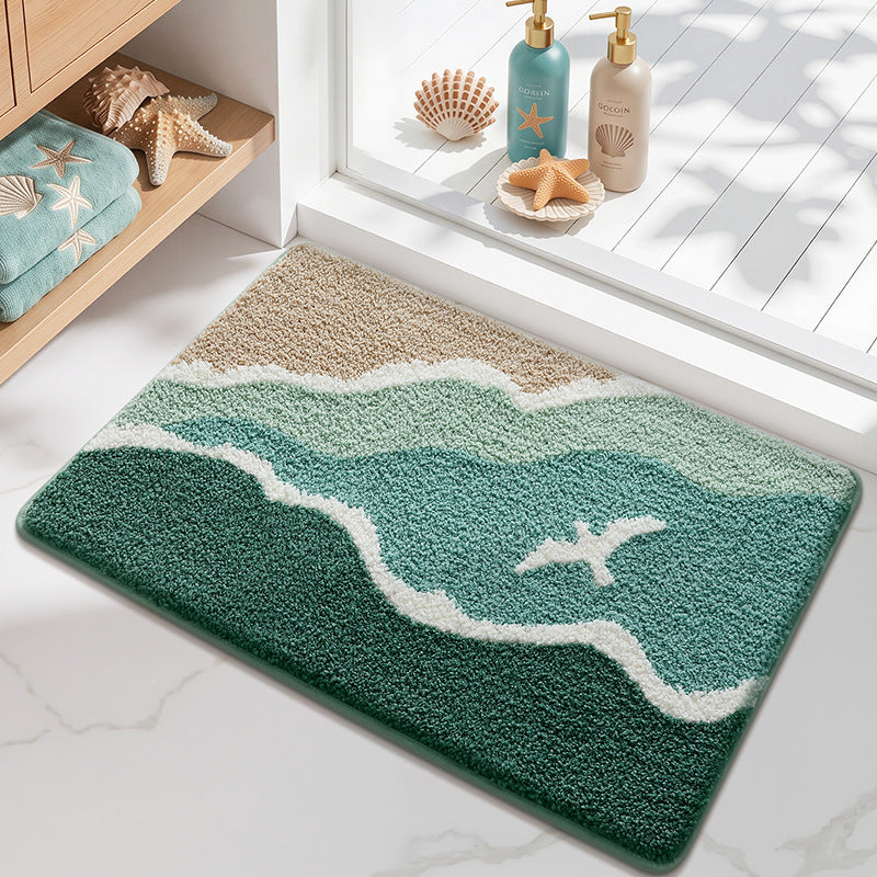 Playful Dog-Themed Bath Mat Kalsten
