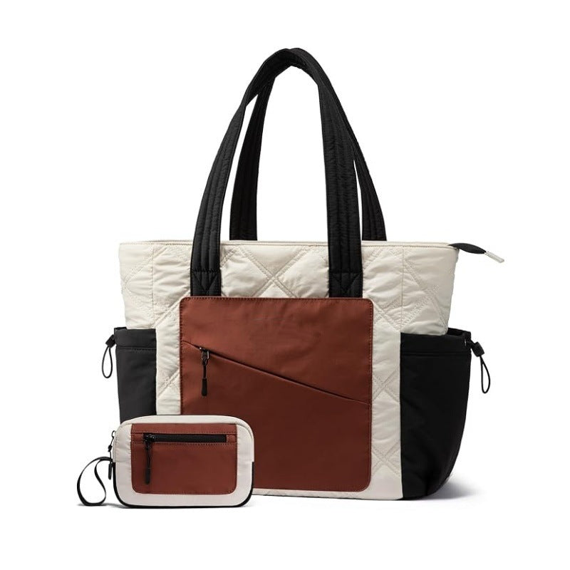 Stylish and Functional Tote Bag with Separate Cosmetic Bag Kalsten