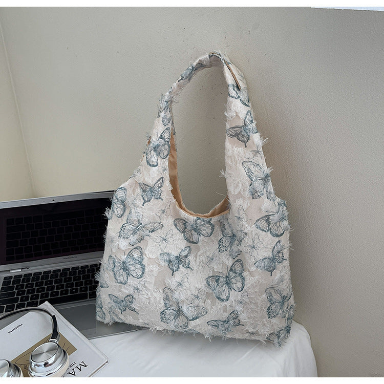 Embroidered Canvas Tote Bag Kalsten