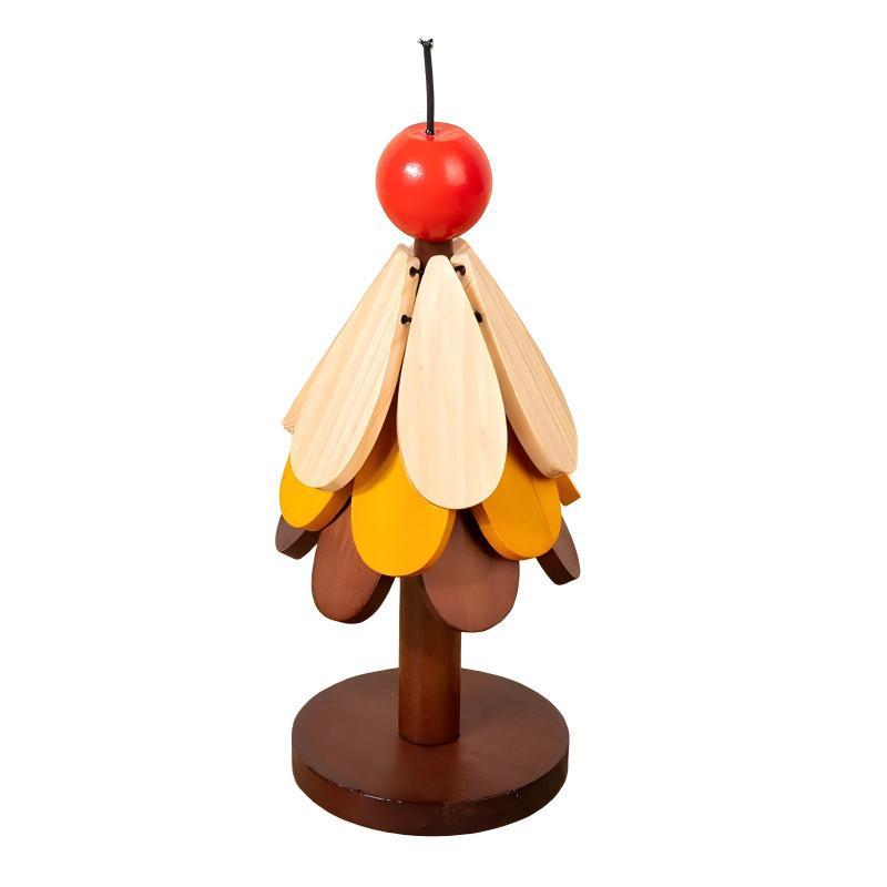 Decorative wooden tree figure