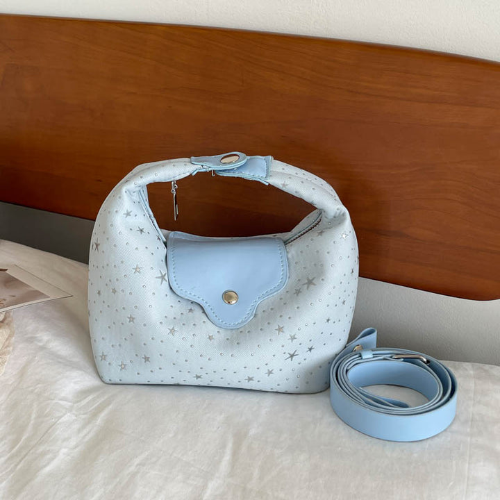 Stylish Starry Print Hobo Bag