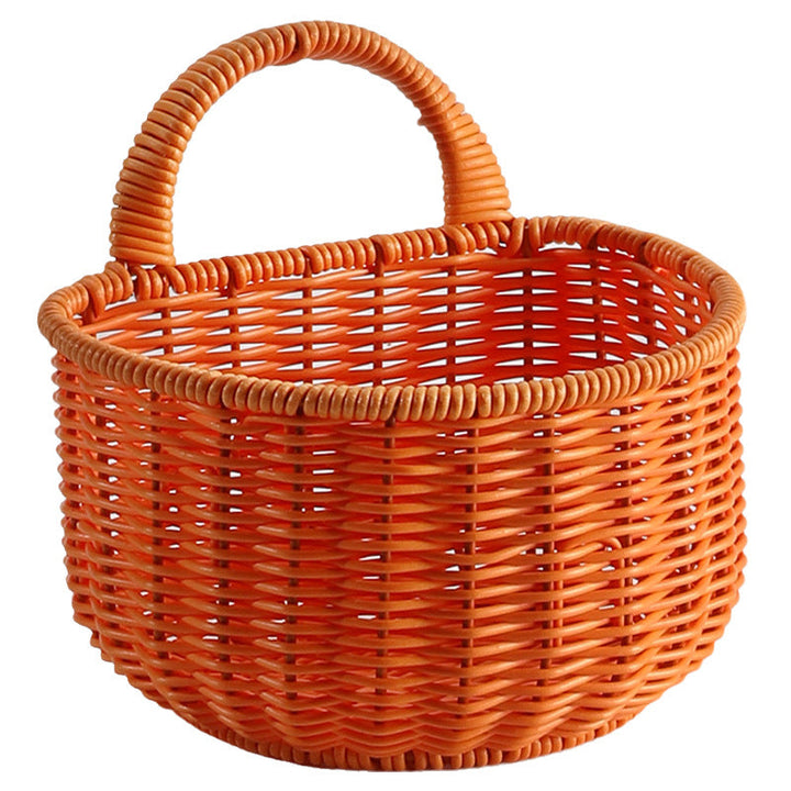 Chic Woven Storage Basket with Ergonomic Handle Kalsten
