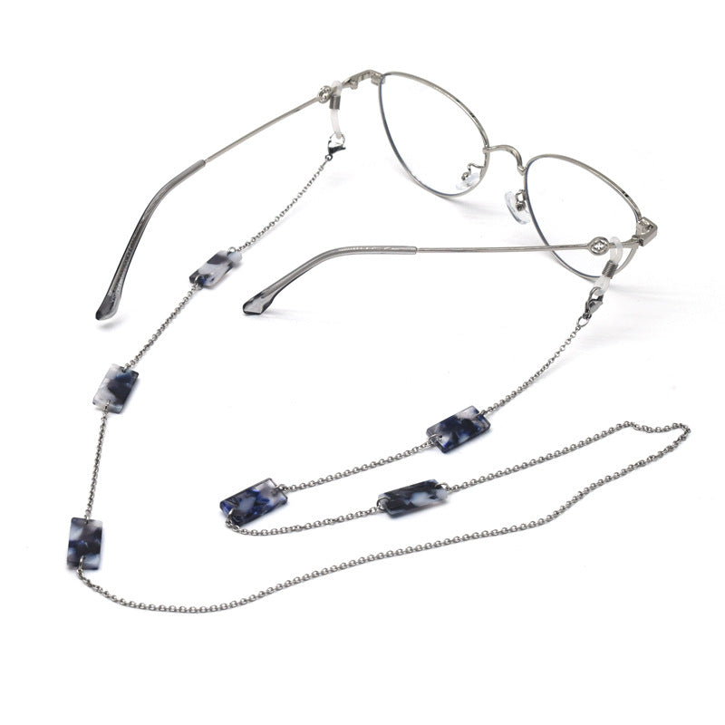 Elegant Bead-Accented Eyewear Holder Chain Kalsten