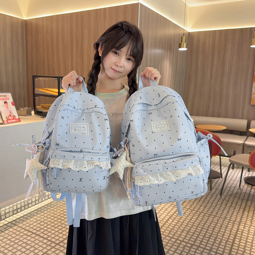 Adorable Polka Dot Backpack Kalsten