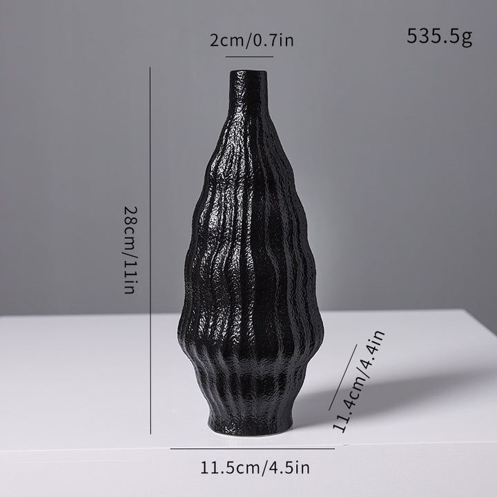 Scandinavian ceramic flower vase