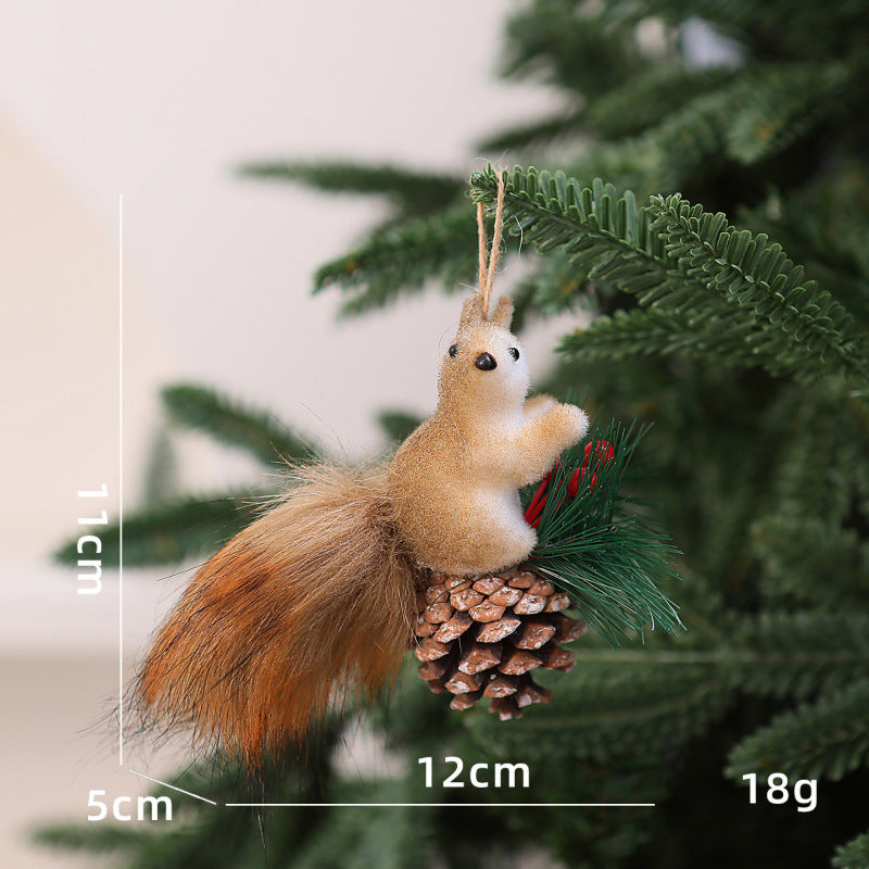 Cute decoration figure with squirrel motif Kalsten