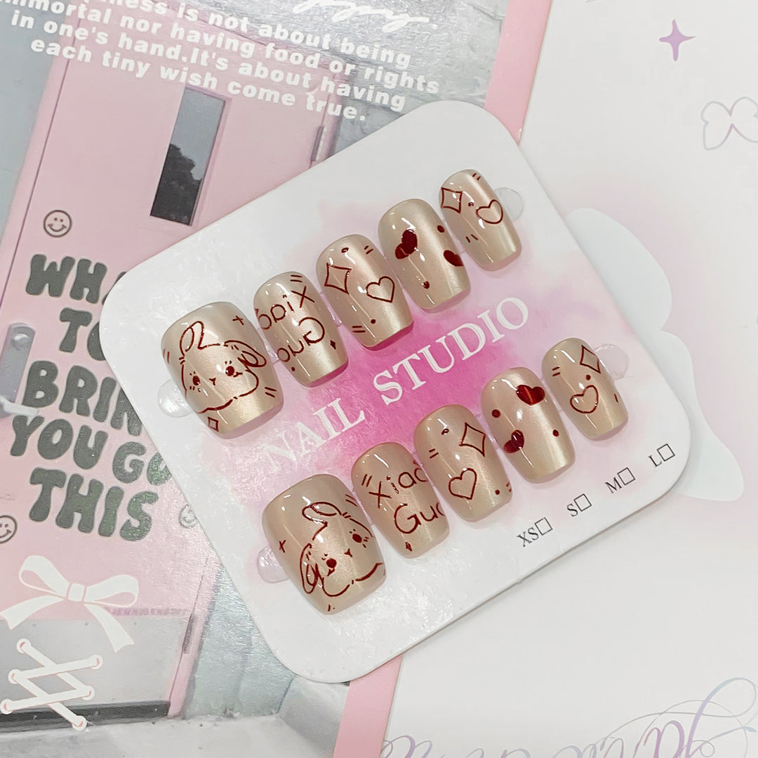 Creative nail art with loving motifs Kalsten