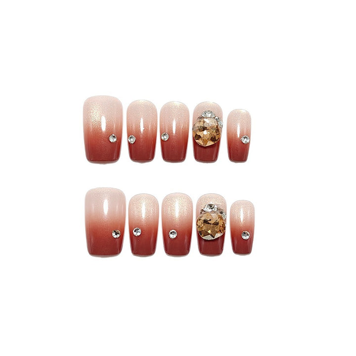 Artificial nails with glamorous 3D design Kalsten