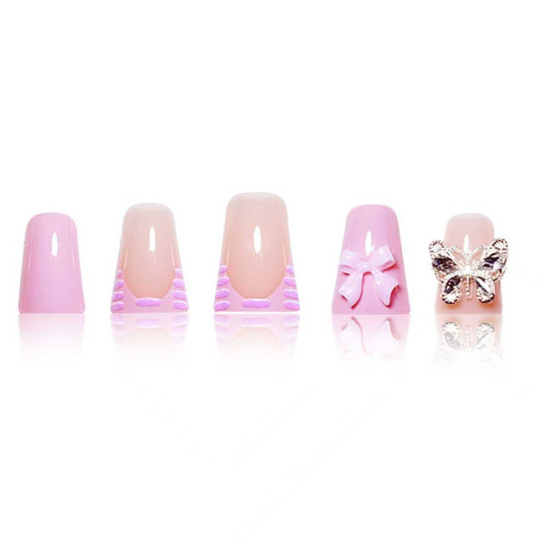 Decorative Butterfly-Inspired Nail Enhancements Kalsten