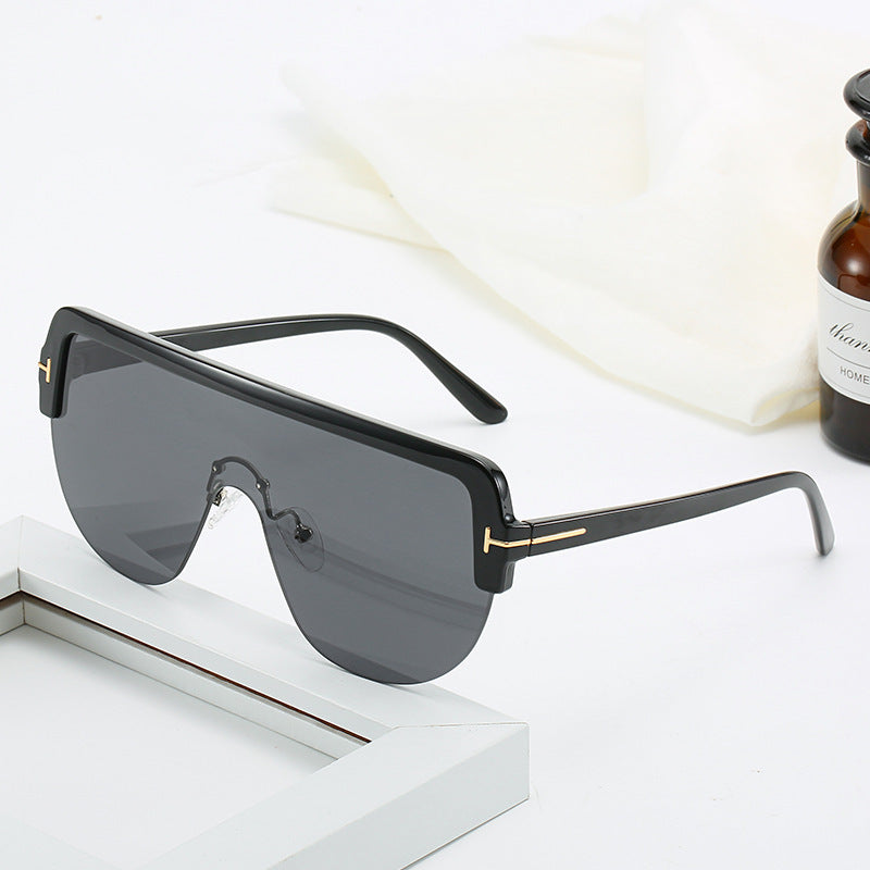 Contemporary Full-Frame Shield Sunglasses Kalsten