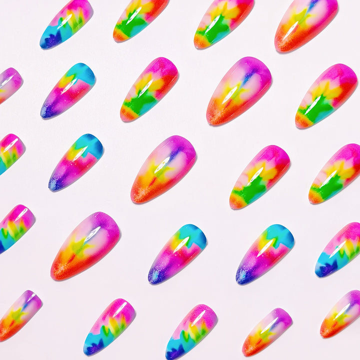 Gradient Color Artificial Nail Set Kalsten