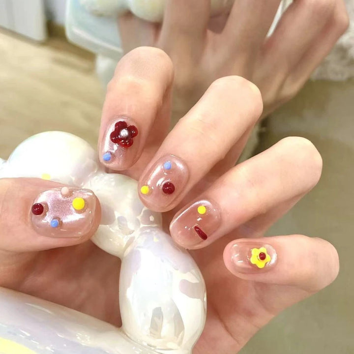 Artificial Nails in Stylish Ombre Design Kalsten