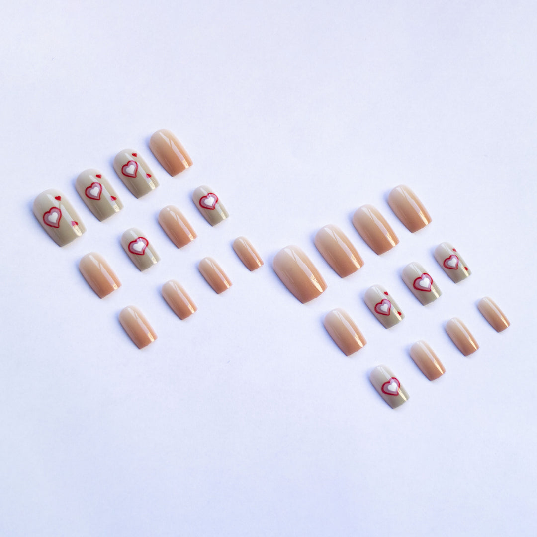 Heart Design Nail Art Kit