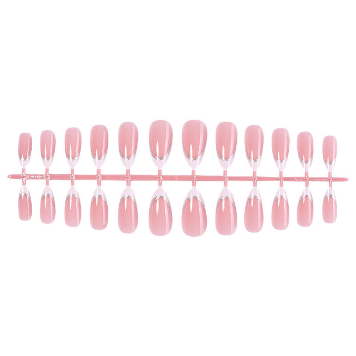 Artificial nail set with elegant glitter accents Kalsten