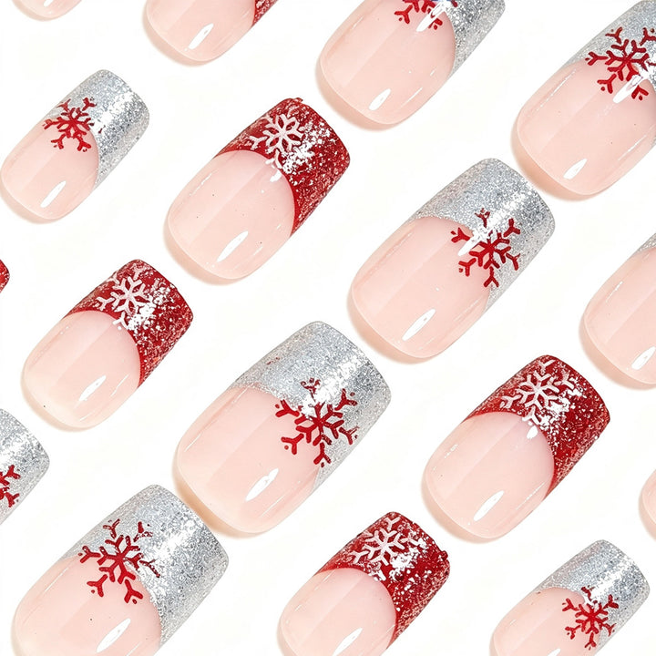 Seasonal Snowflake Nail Art Wraps Kalsten