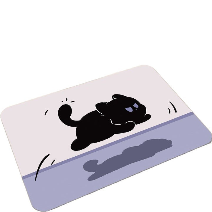 Cute Cat Design Bath Mat Kalsten