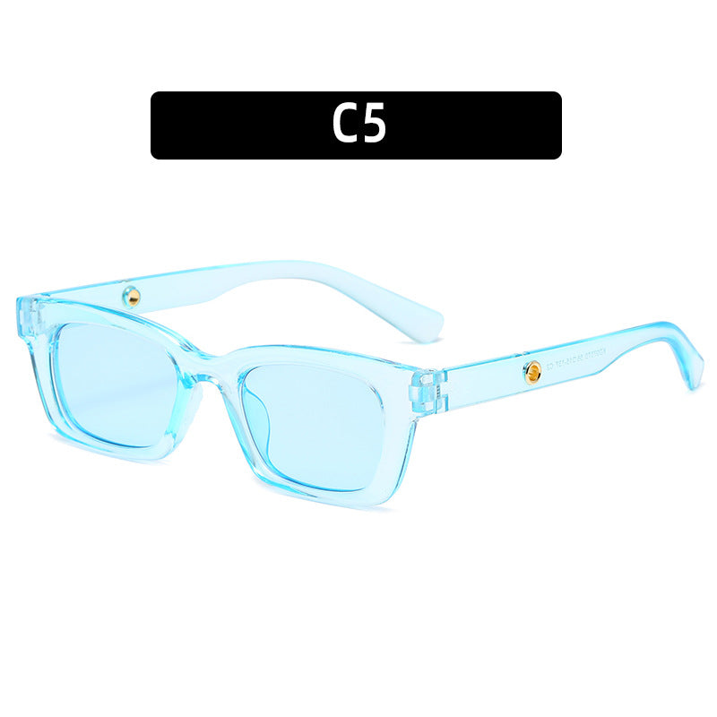 Chunky Vintage-Style Square Sunglasses