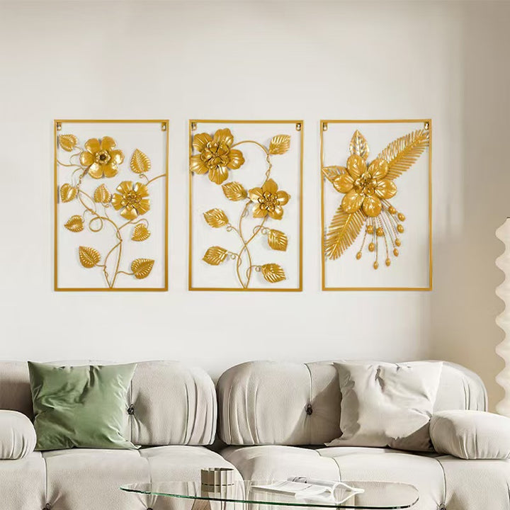 Floral Metal Wall Artwork Kalsten