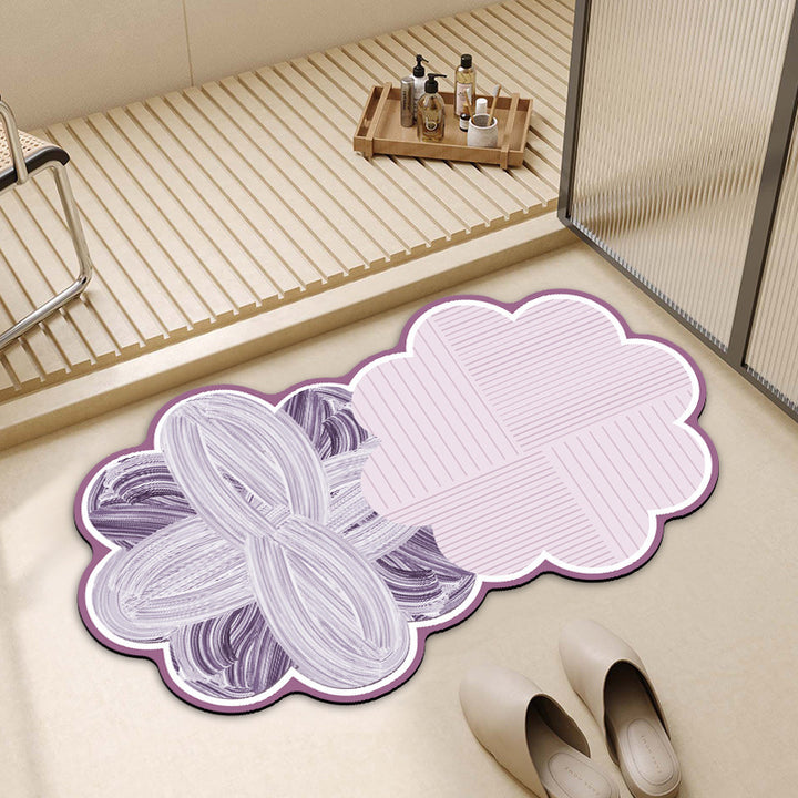 Decorative Cloud-Shaped Bath Mat Kalsten