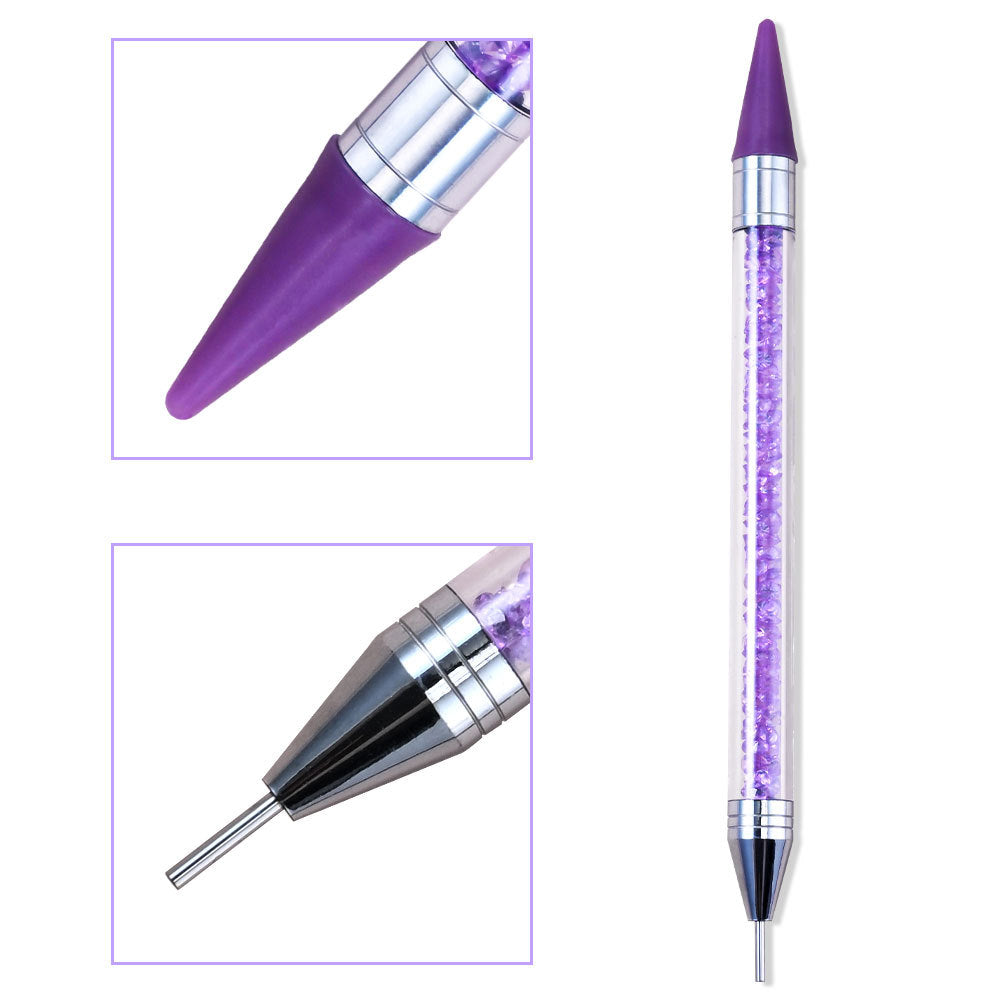 Professional Nail Art Detailing Brush with Crystal Handle Kalsten