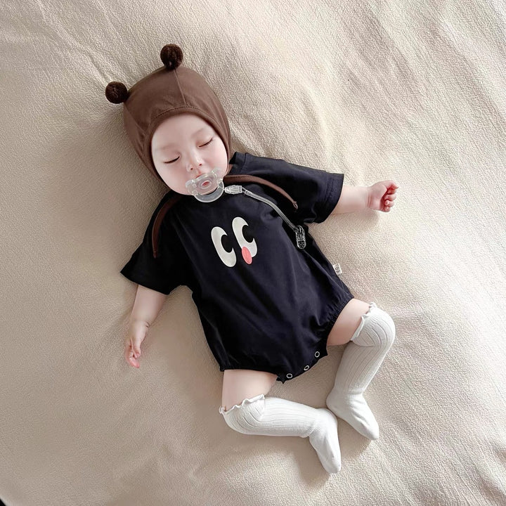 Orthodontic Clear Silicone Baby Pacifier with Bear-Shaped Shield