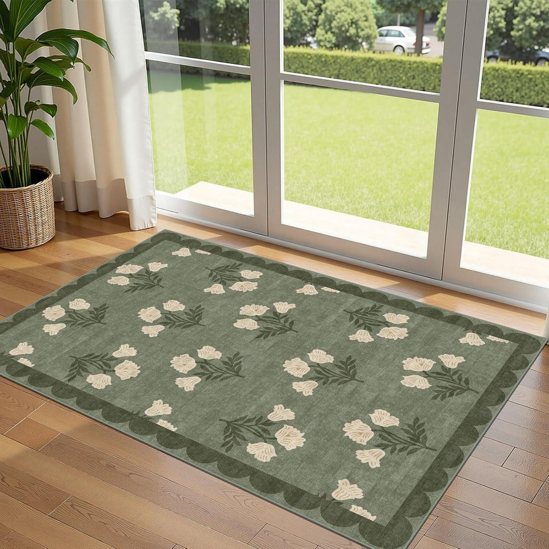 Decorative Flower Carpet