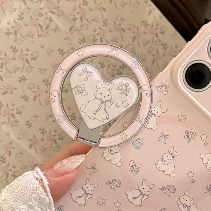 Playful smartphone finger holder with heart design Kalsten