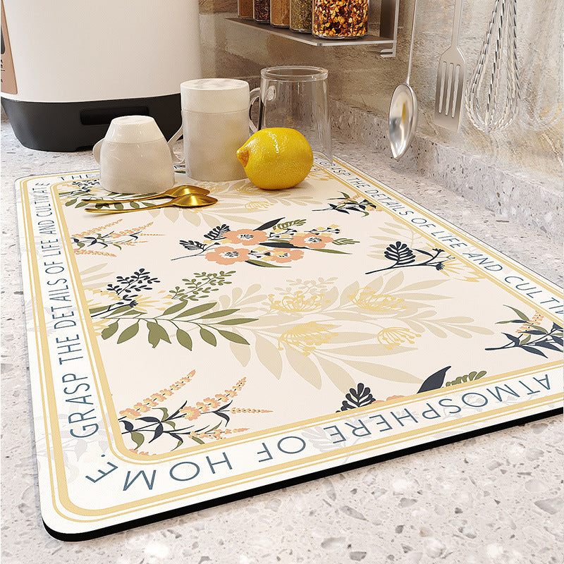 Floral-Patterned Kitchen Placemats