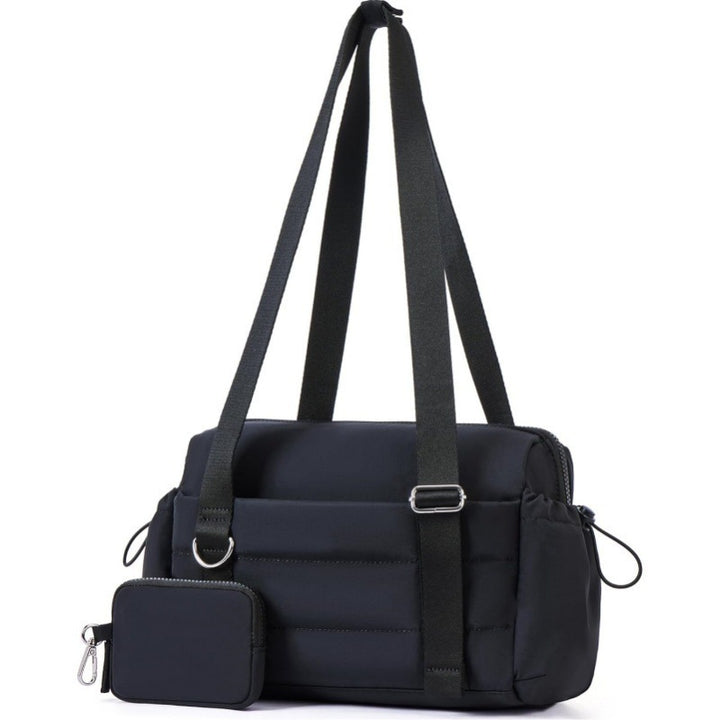 sporty shoulder bag with removable cosmetic bag Kalsten
