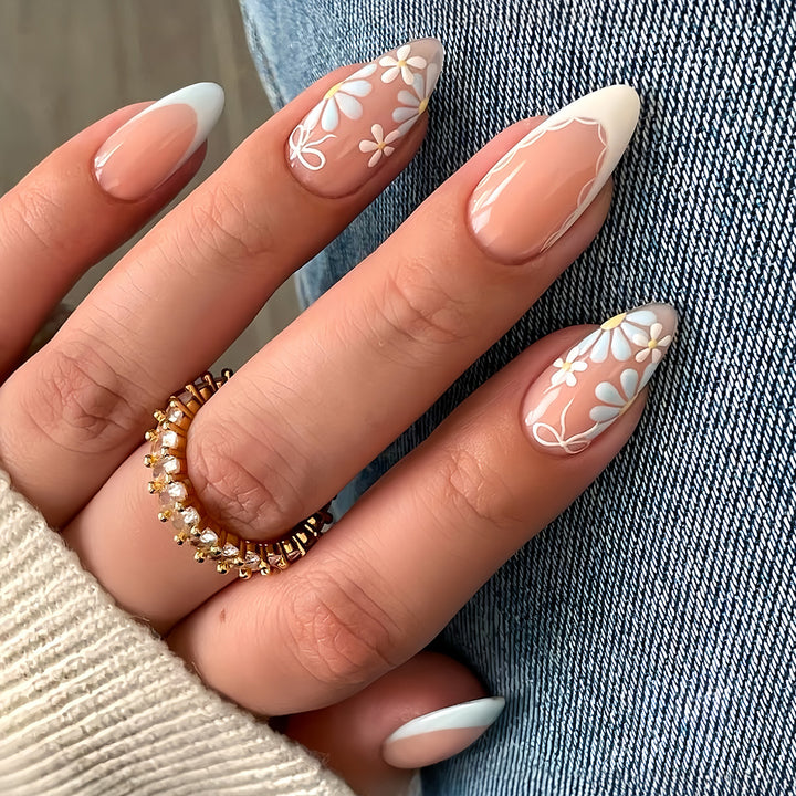 Floral Decorative Press-On Nails Kalsten