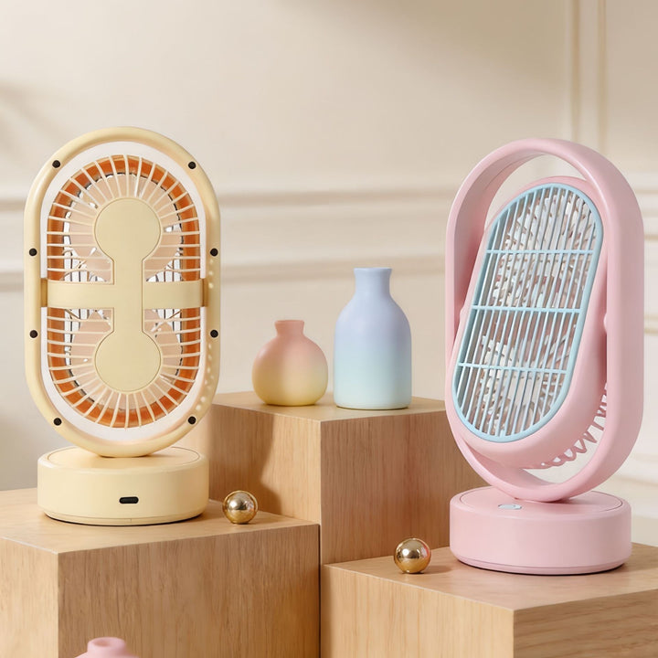 Women's Portable Table Fan with Stylish Housing and Effective Air Circulation Kalsten
