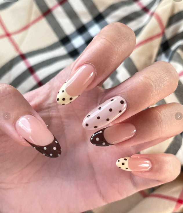 Artistic Heart Pattern Nail Art Extensions Kalsten