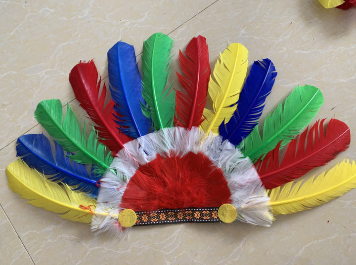 Indian feather headgear