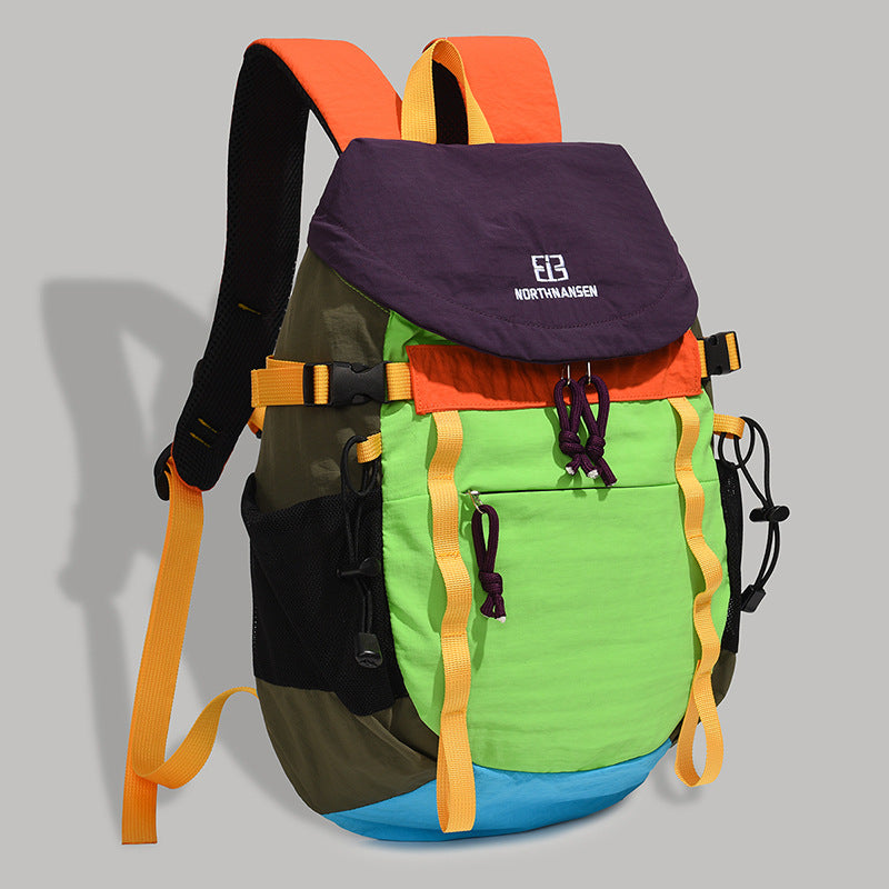 Colorful Multi-Pocket Hiking Backpack Kalsten