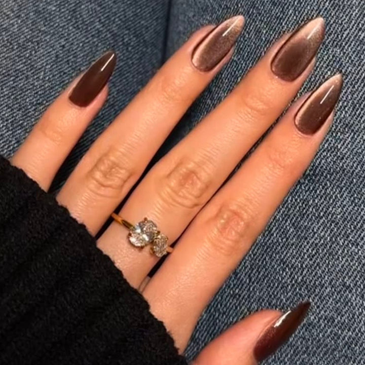 Premium Glimmering Ombre Press-On Nails Kalsten