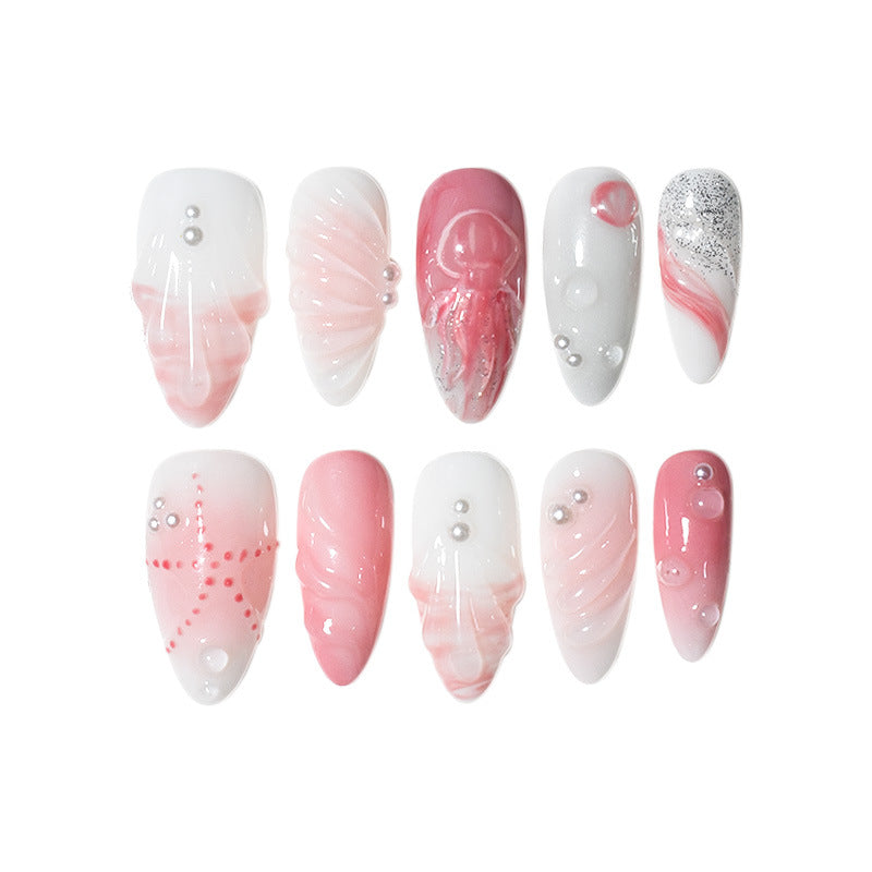 Artistic Decorative Press-On Nails Kalsten