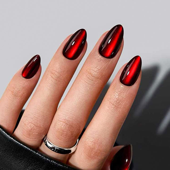 Glossy Gel Press-On Nail Set Kalsten