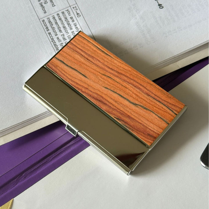 Wooden Credit Card Holder