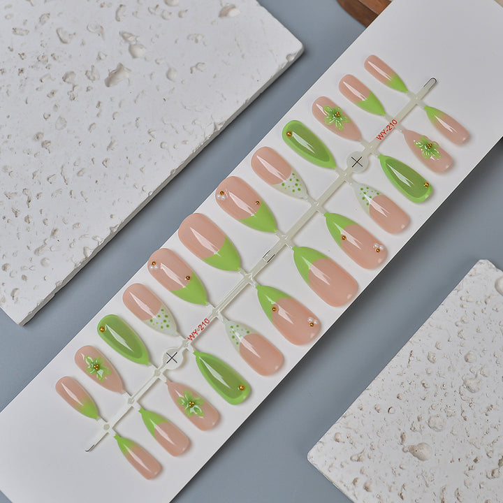 Nature-Inspired Press-On Nail Art Set Kalsten