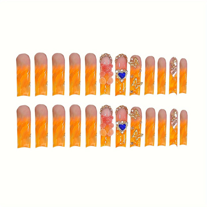 Artistic 3D Butterfly Nail Extensions Kalsten