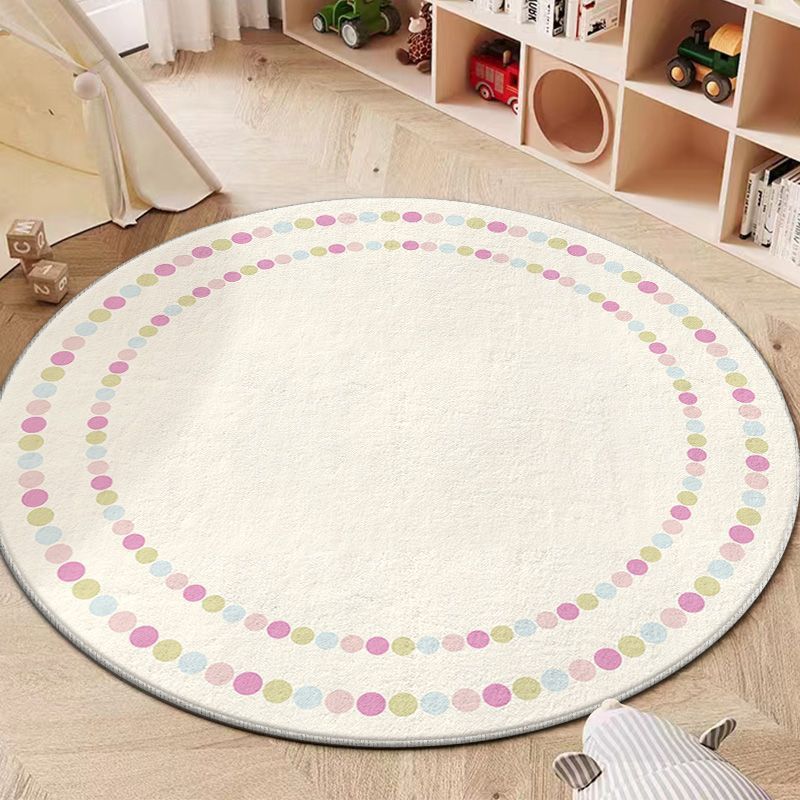 Playful Circular Area Rug