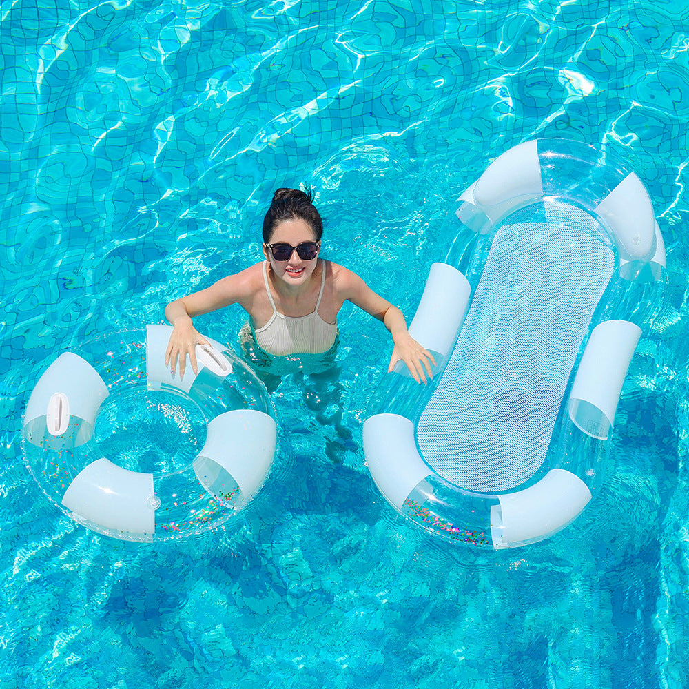 Women Inflatable Relax Lounge with Mesh Surface Kalsten